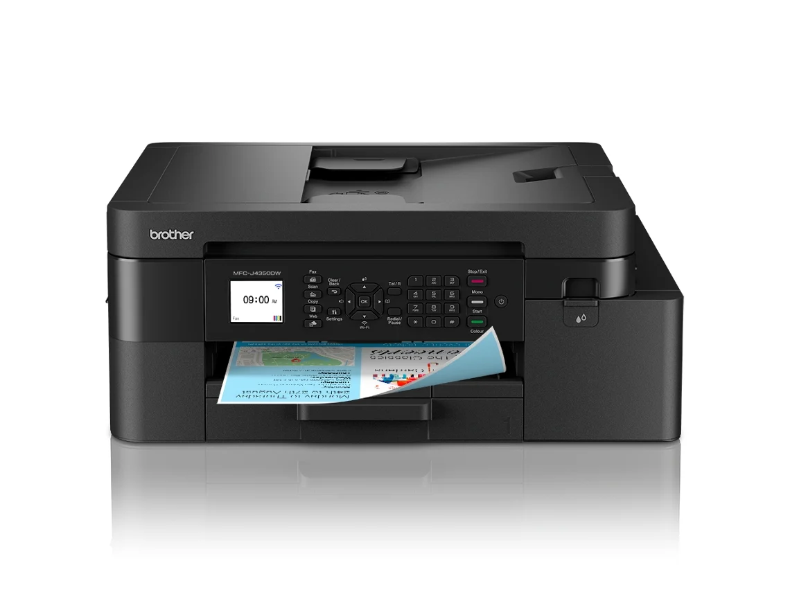 Impressora BROTHER MFC-J4350DW (Multifunções - Jato de Tinta - Wi-Fi)