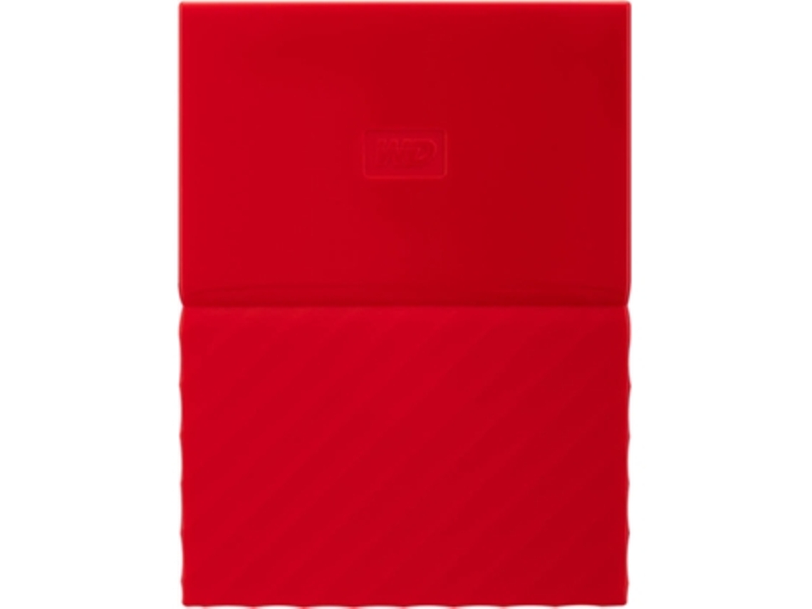 Disco HDD Externo WESTERN DIGITAL My Passport 1 TB (Caja Abierta - Rojo - 1 TB - USB 3.0)