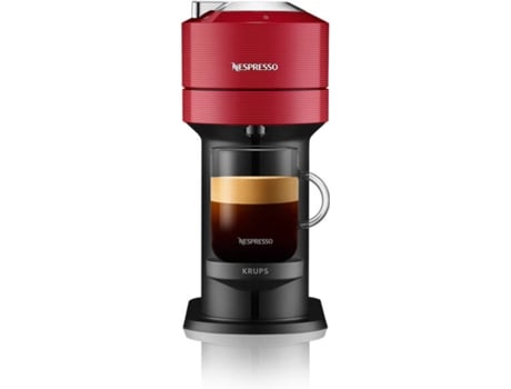 Cafetera de Cápsulas KRUPS Nespresso Vertuo Next XN9105 Rojo