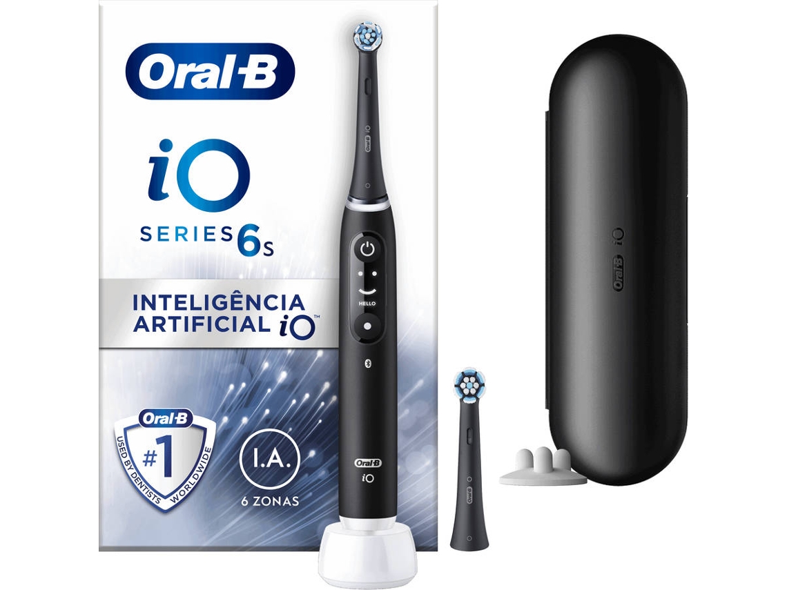 Cepillo de dientes eléctrico ORAL-B iO 6S, Negro