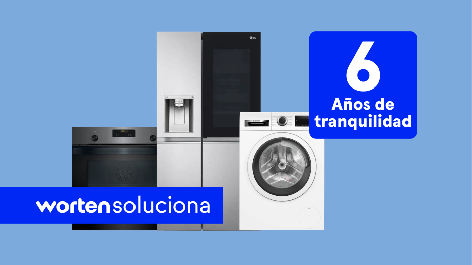 Amplía tu garantía hasta 6 años en tu electrodoméstico