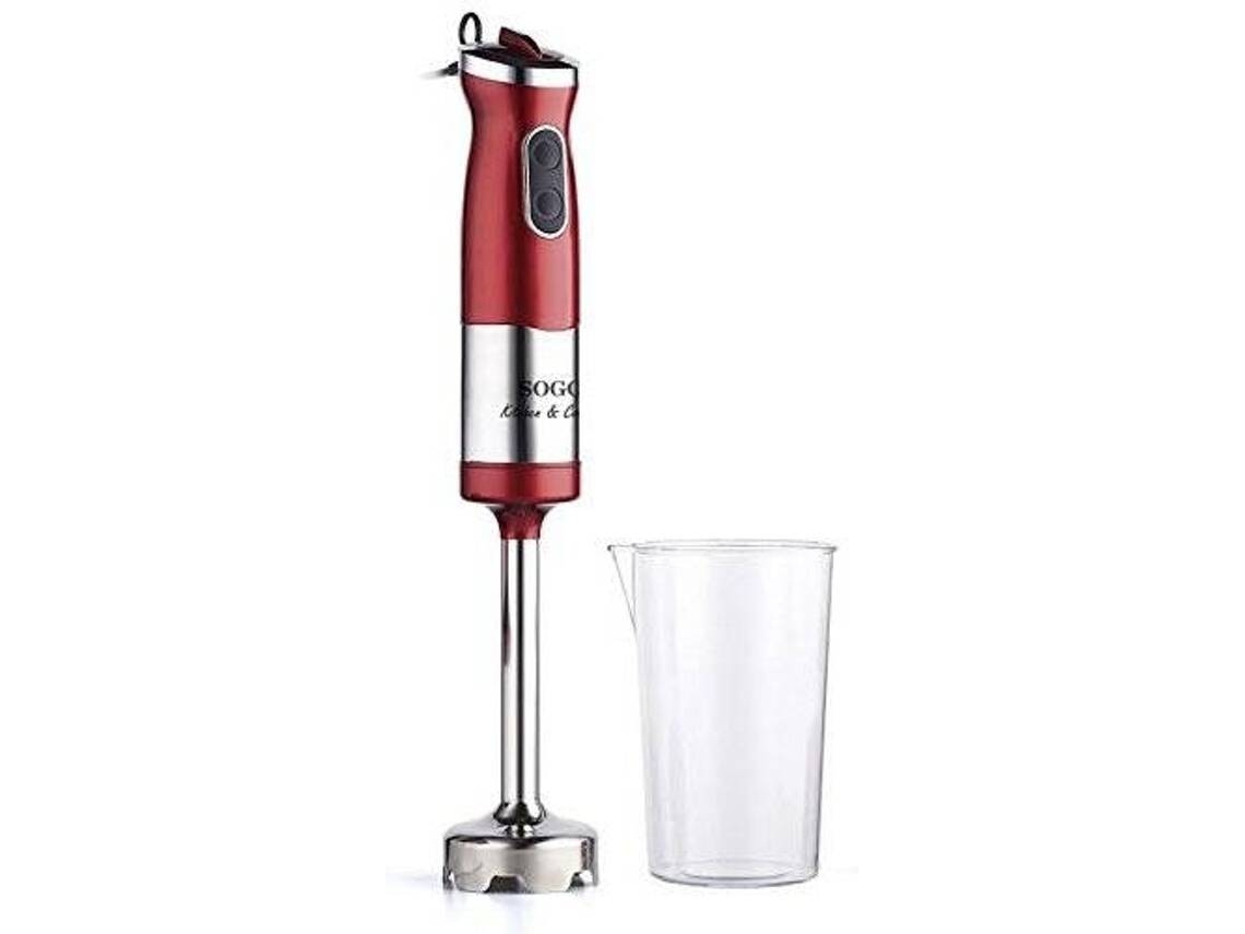 Batidora de Mano  SOGO BAT-SS-14265 (500 W - Rojo e Inox)