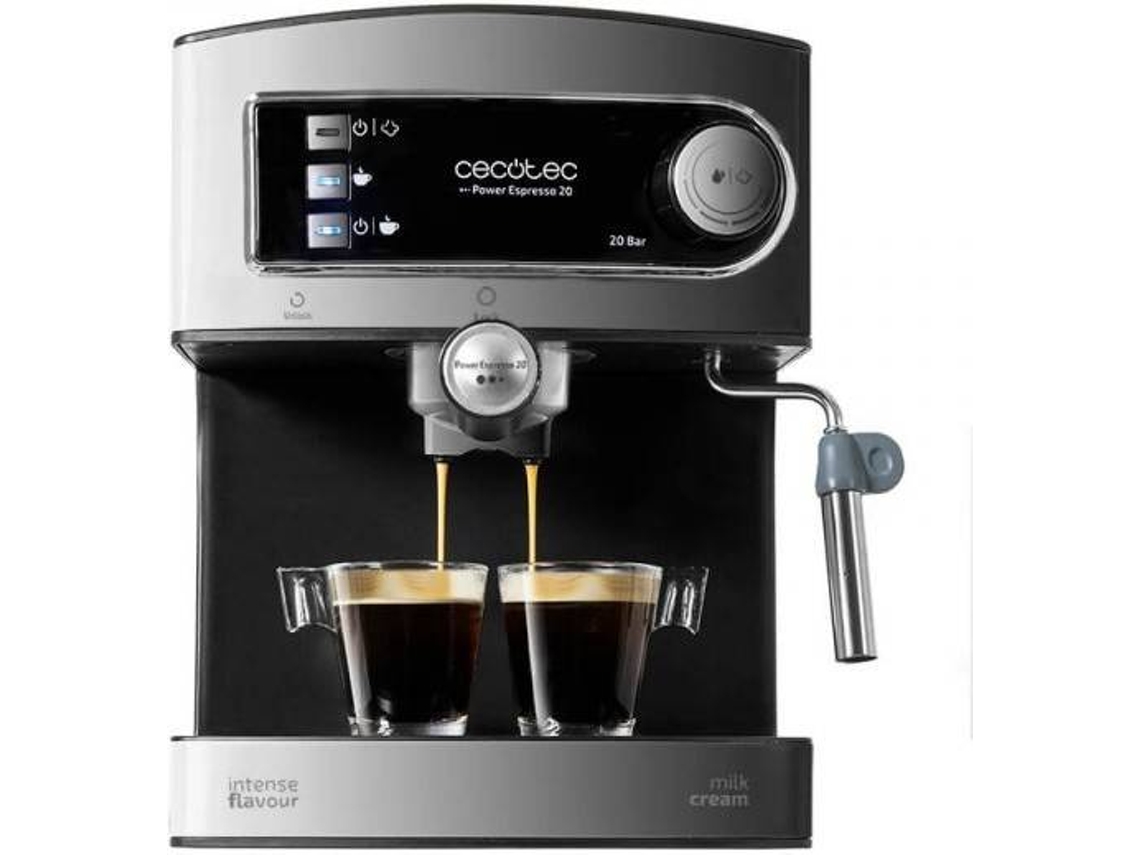 Cafetera CECOTEC Power Espresso 20 (Caja Abierta - 20 bar - Café molido y en monodosis)