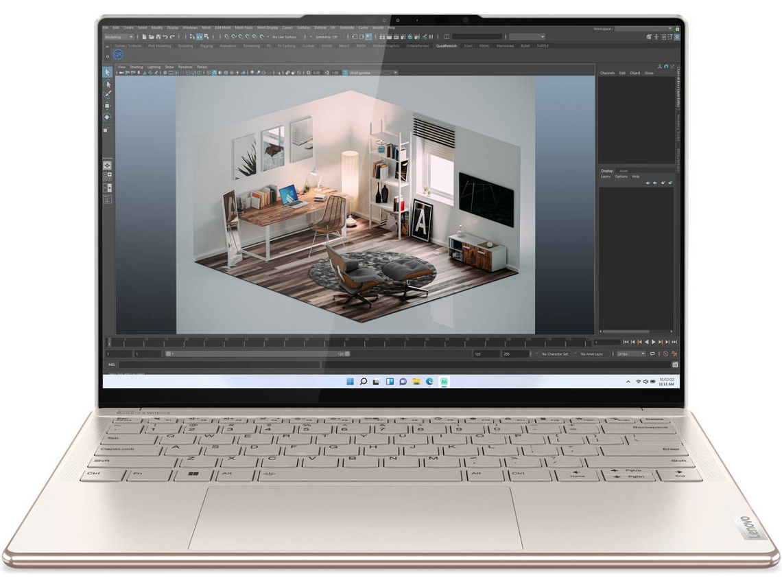 Portátil LENOVO Yoga Slim 9 (14'' - Intel Evo Core i7-1280P - RAM: 16 GB - 1 TB - Intel Iris Xe Graphics)