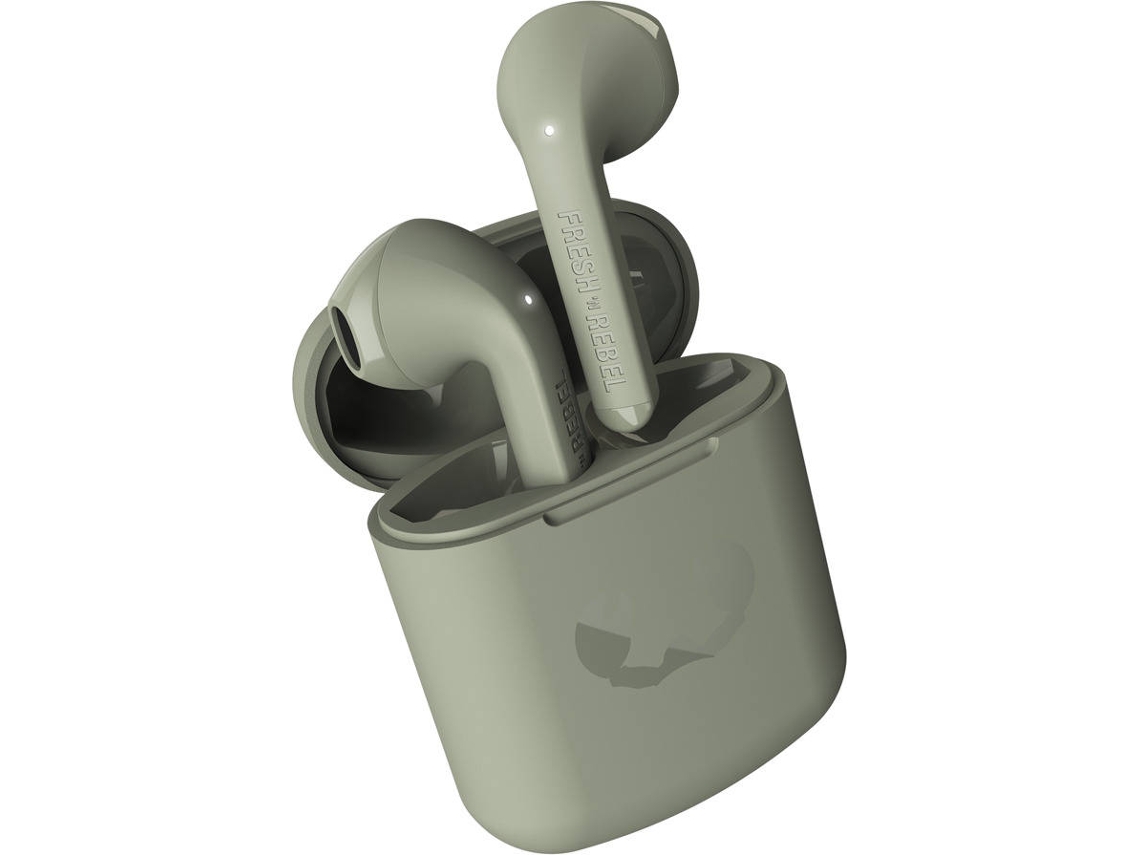 Auriculares Bluetooth True Wireless FRESH & REBEL Twins 1 (In Ear - Micrófono - Verde)