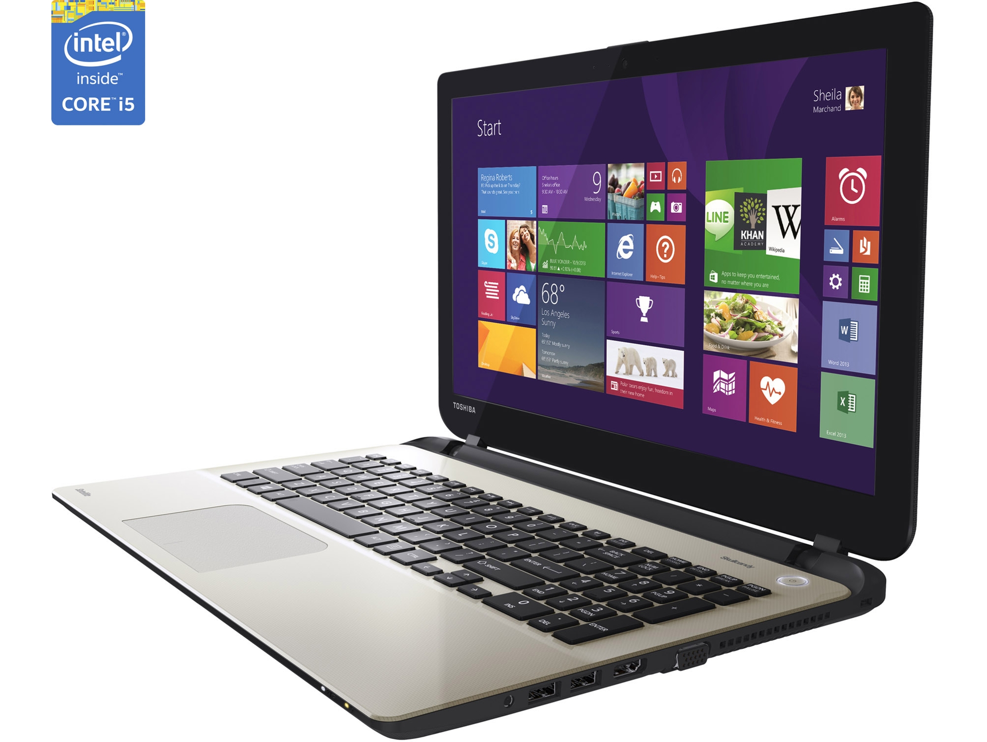 Portátil 15,6'' TOSHIBA Satellite L50-B-1WP