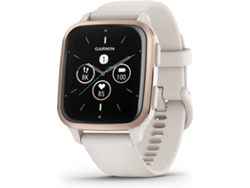 Smartwatch GARMIN Venu SQ 2 Music (Bluetooth - Hasta 11 días de autonomía - Blanco)