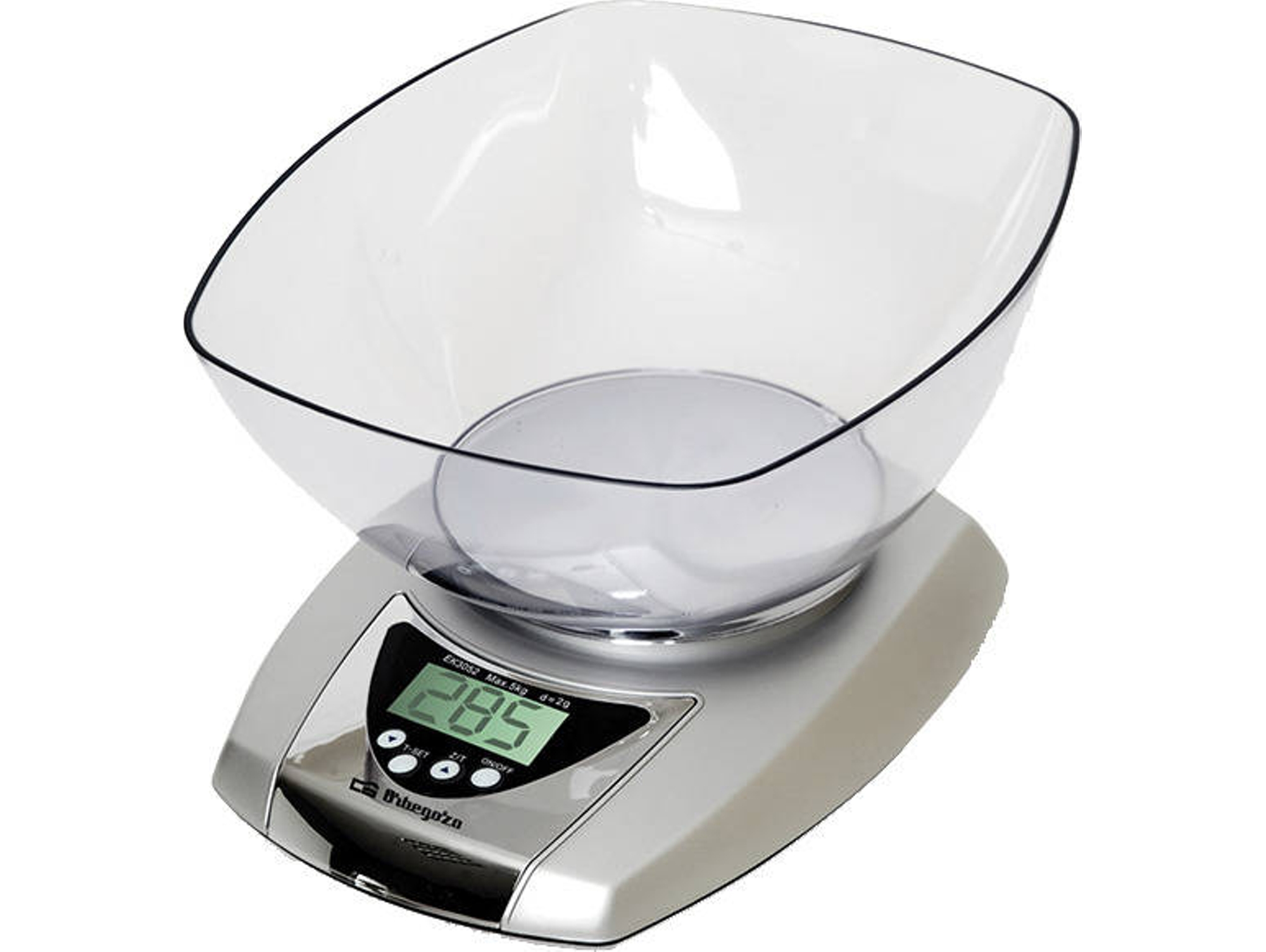 Báscula de cocina ORBEGOZO PC 2015 (Capacidad: 5 Kg - Precisión: 1 g)