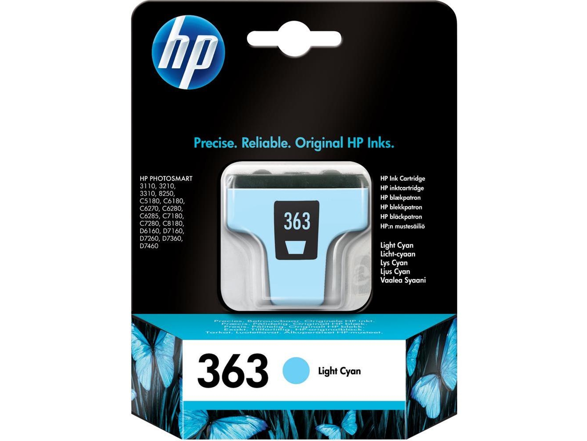 Cartucho de Tinta Original HP 363 Cián Claro C8774EE