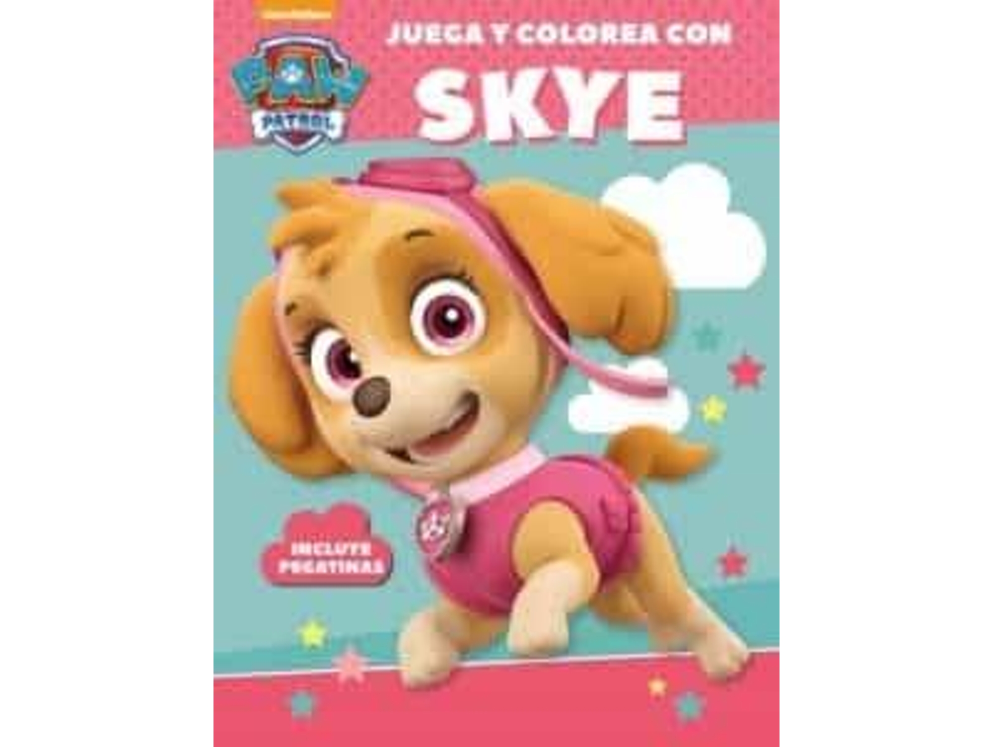 Libro Paw Patrol. Juega Y Colorea Sky de Varios Autores (Año de Edición - 2017)