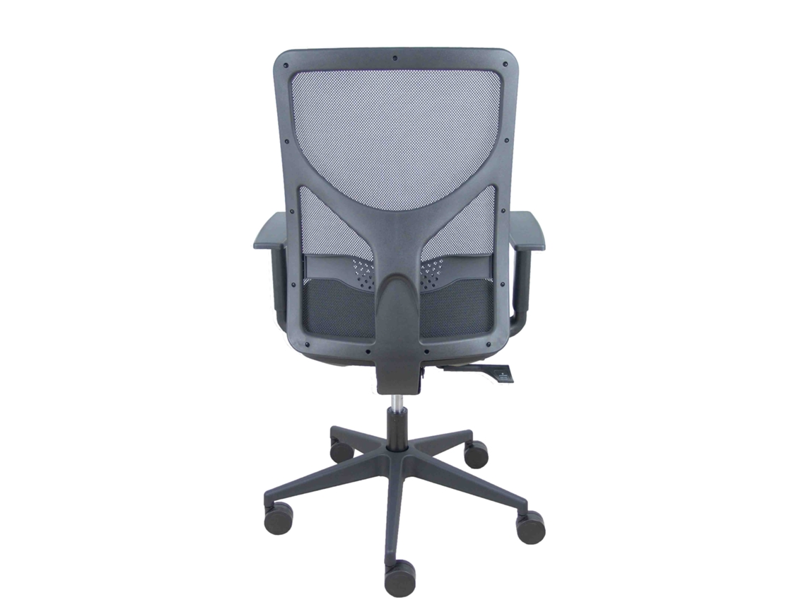 Silla de Escritorio Operativa PIQUERAS Y CRESPO Motilla Negro (Brazos ajustables - Malla y Tejido)