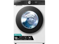 Lavadora HISENSE WF5S1245BW (12 kg - 1400 rpm - Blanco)