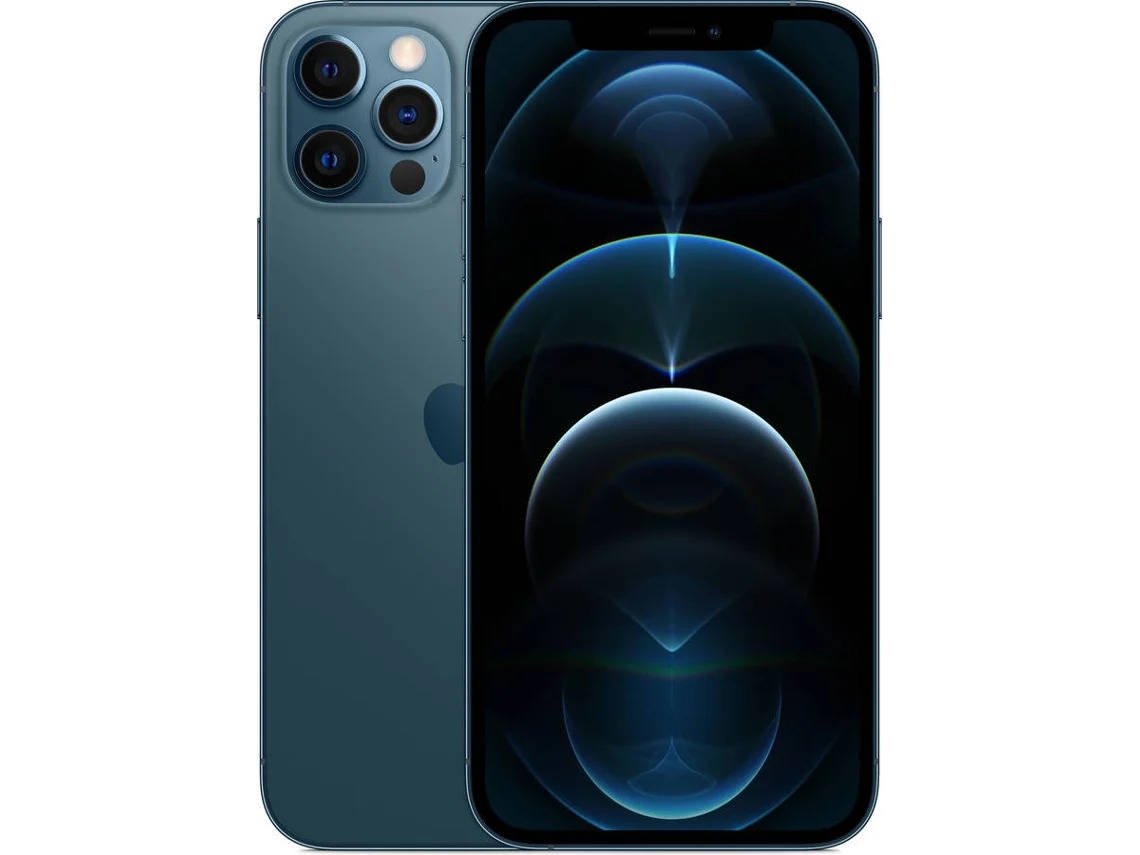 iPhone 12 Pro Max APPLE (Reacondicionado Flippers Como Nuevo - 6.7'' - 128 GB - Azul Pacífico)