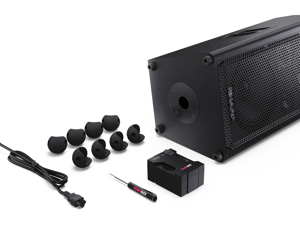 Altavoz Bluetooth SHARP SumoBox CP-LS100 (120W - Negro) | Worten