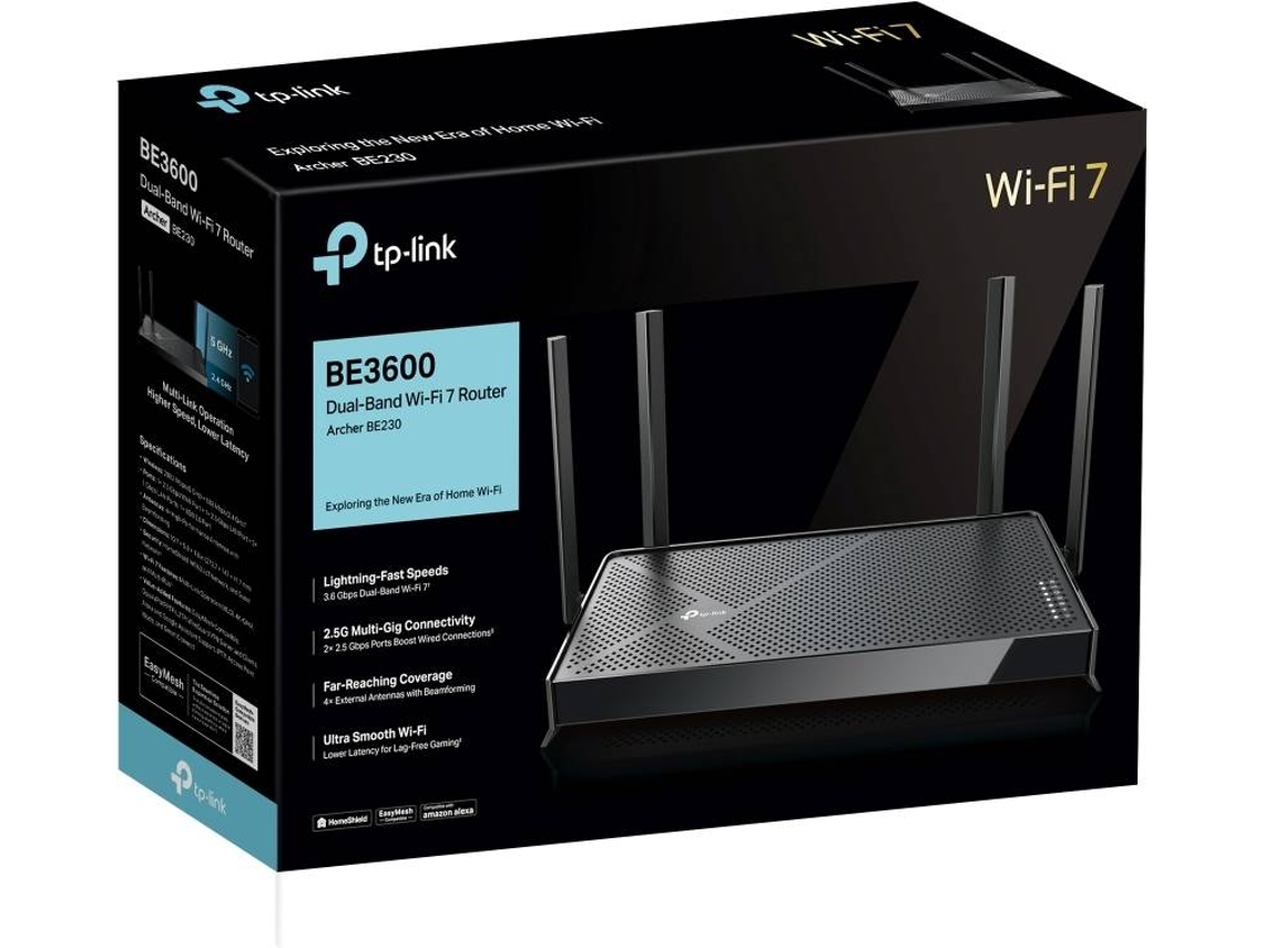 Router TP-LINK BE3600 (Ethernet LAN - Negro) | Worten Canarias