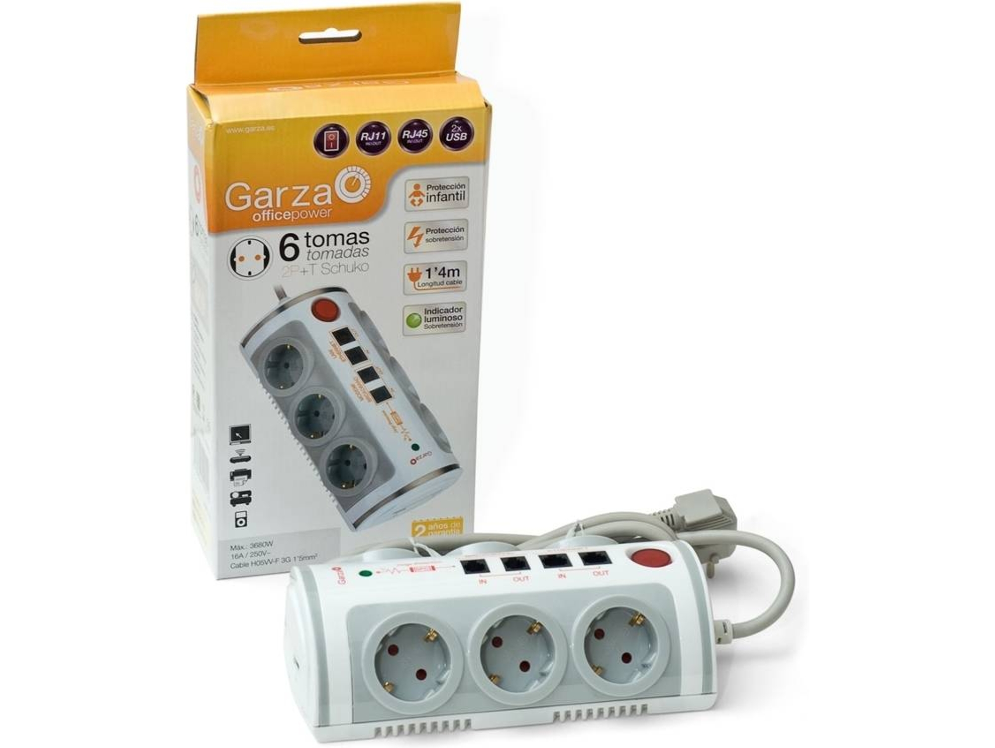Regleta GARZA 420012 Blanca