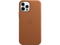 Funda MagSafe iPhone 12 / 12 Pro APPLE Piel Marrón Caramelo