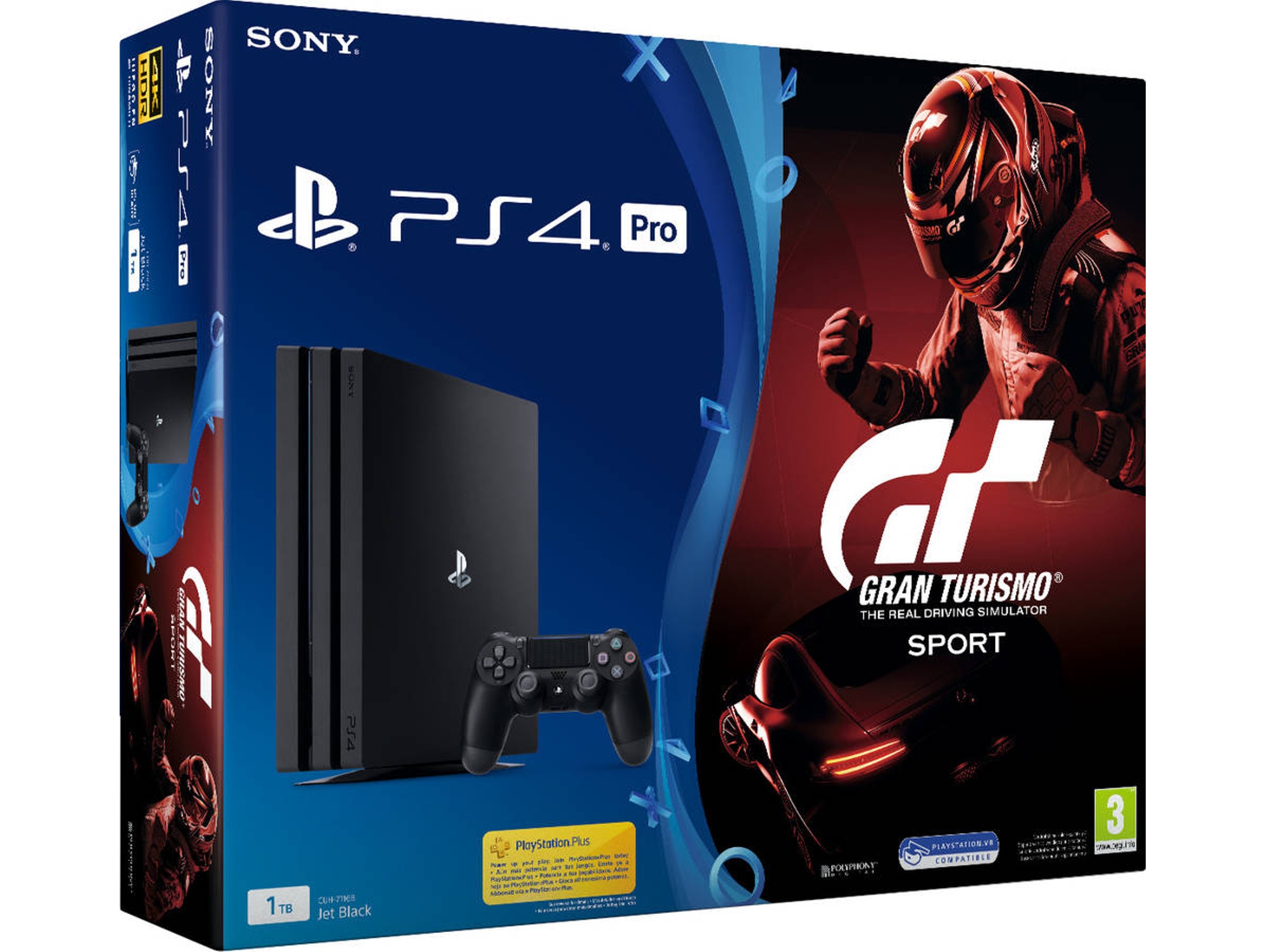 Consola PS4 Pro 1TB + Gran Turismo Sport (Caja Abierta)