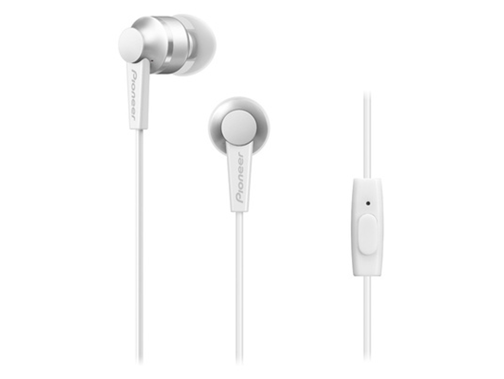 Auriculares con Cable PIONEER Se-C3T (In Ear - Micrófono - Blanco)