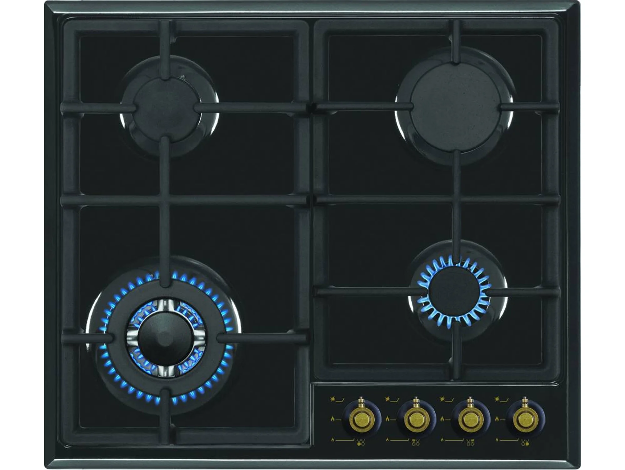 Placa de Gas VITROKITCHEN EN63RN (Gas Natural - 58 cm - Negro)