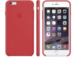 Carcasa APPLE iPhone 6 Plus, 6s Plus Silicona Rojo