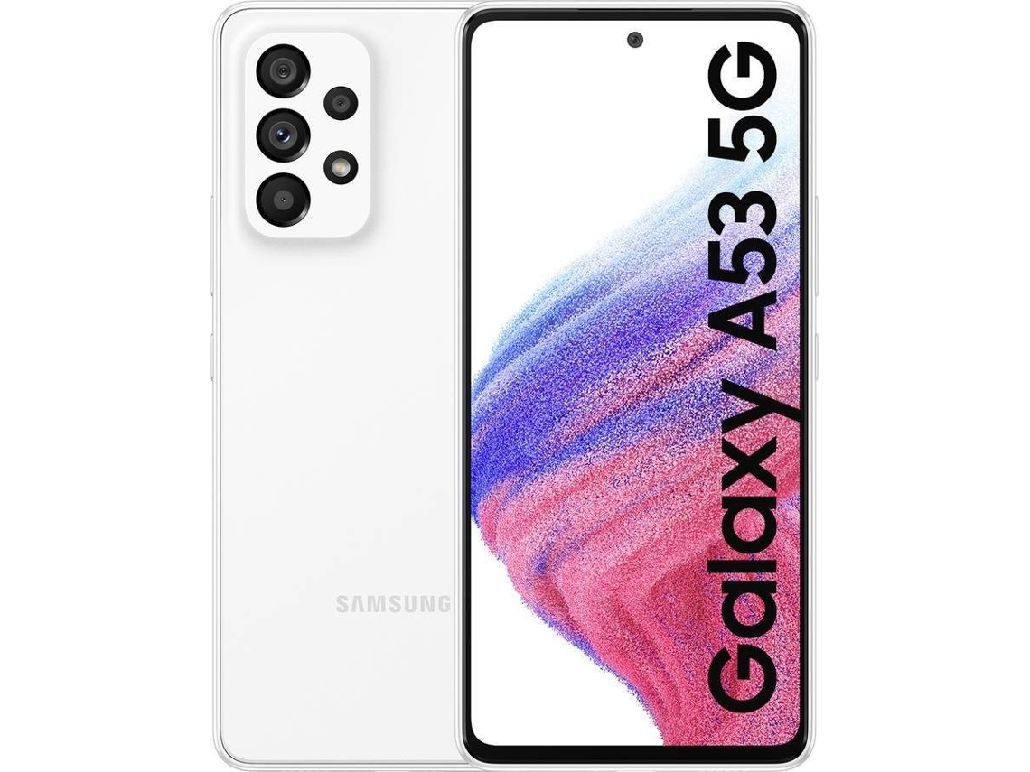 Smartphone SAMSUNG Galaxy A53 5G (6.5'' - 6 GB - 128 GB - Blanco)