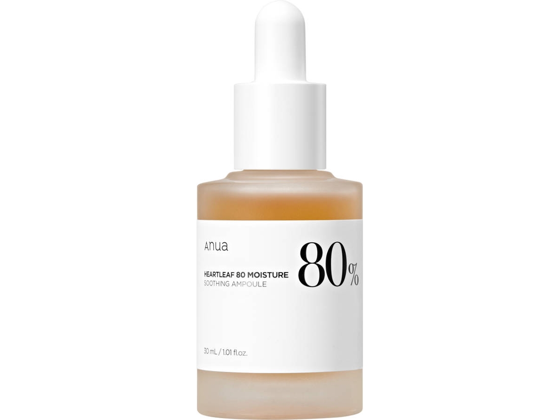 Sérum de Rostro ANUA Heartleaf 80% Moisture Soothing Ampoule (30 ml)  