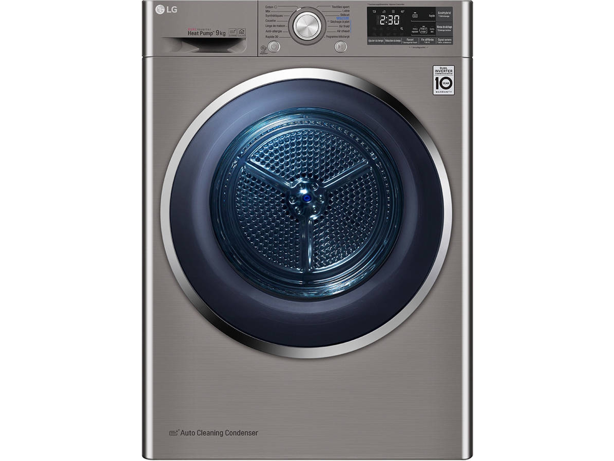 Secadora LG RC90U2EV2W (9 kg -Bomba de Calor - Inox)