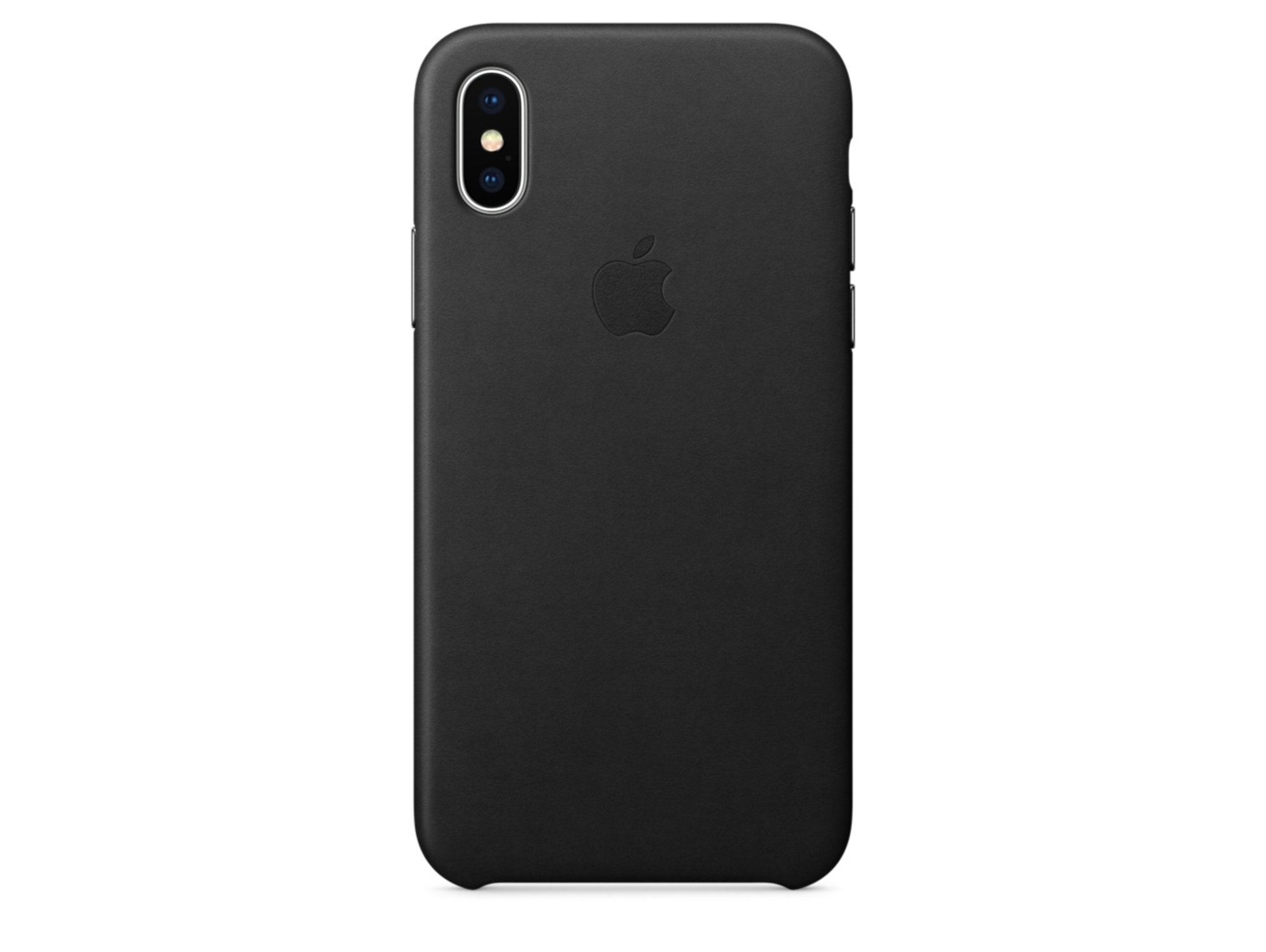 Carcasa APPLE iPhone X Leather Negro
