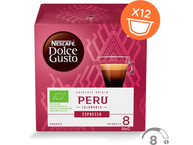 Cápsulas Café DOLCE GUSTO Expresso Perú — 12 cápsulas