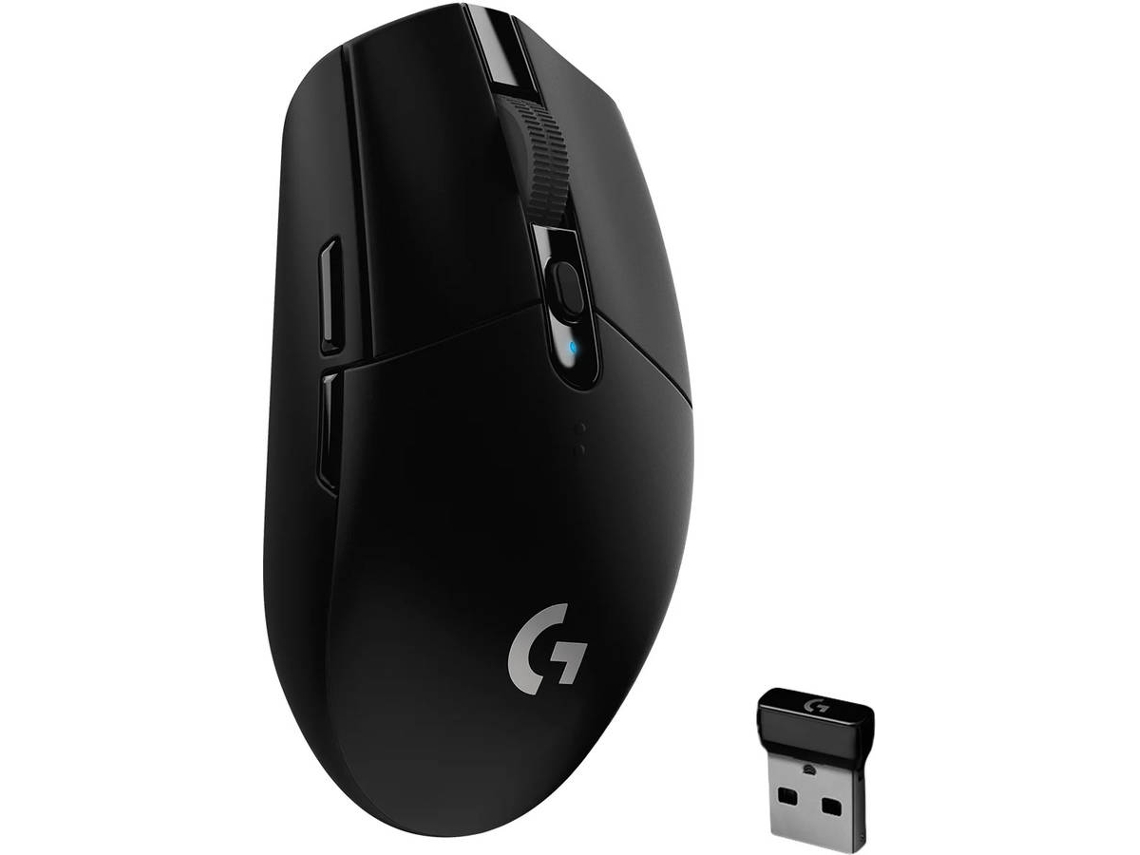 Ratón Gaming LOGITECH G305 Lighspeed Inalámbrico (12000 dpi - Inalámbrico - Negro)