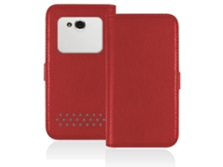 Funda SBS Book universal hasta 5.5'' rojo