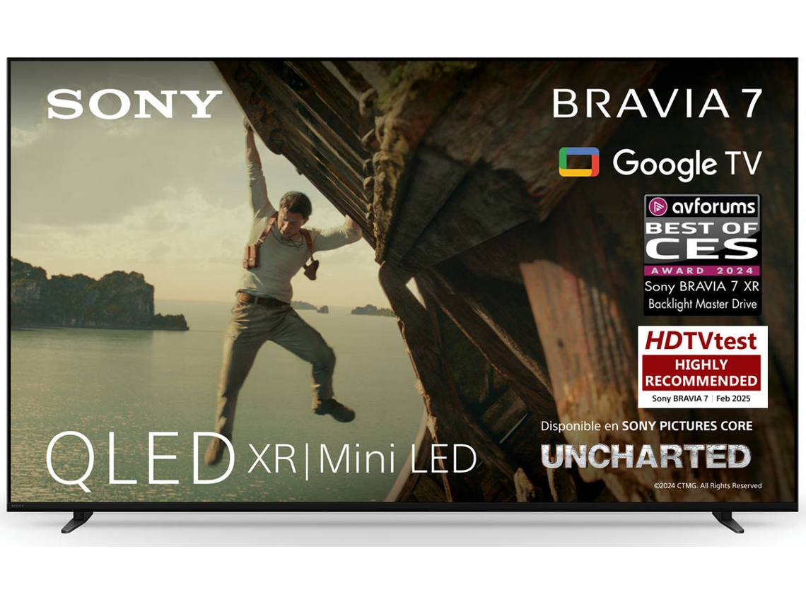 TV SONY BRAVIA 7 85XR70 (Mini LED QLED - 85'' - 216 cm - 4K Ultra HD - Smart TV)