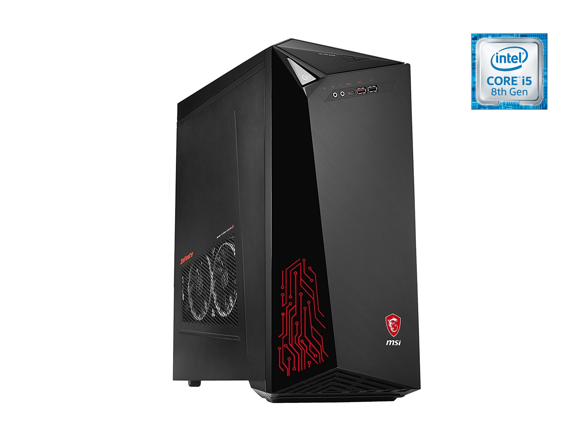 Desktop Gaming MSI Infinite 8RC-092XEU (Intel Core i5-8400 - NVIDIA GeForce GTX 1060 - RAM: 8 GB - 1 TB HDD)