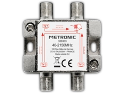 Distribuidor METRONIC Tomada F con 1 Entrada y 3 Salidas