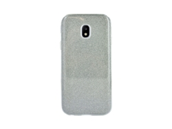 Carcasa Samsung Galaxy J3 2017 MUVIT LIFE Glow Plateado