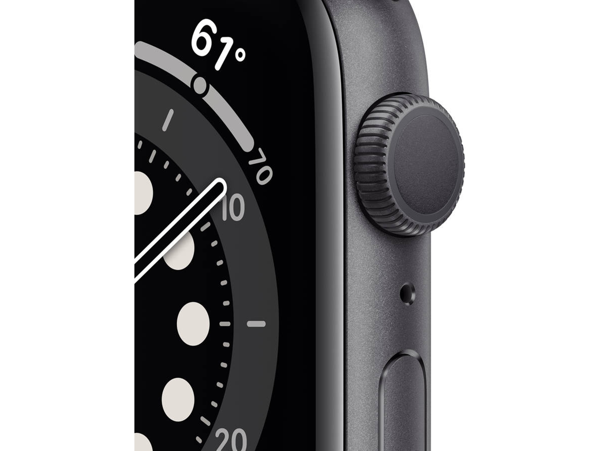 Apple watch6 44mm アルミニウム ブラック GPSモデル APPLE Watch Series 6 Gps 44mm Aluminio gris espacial negro