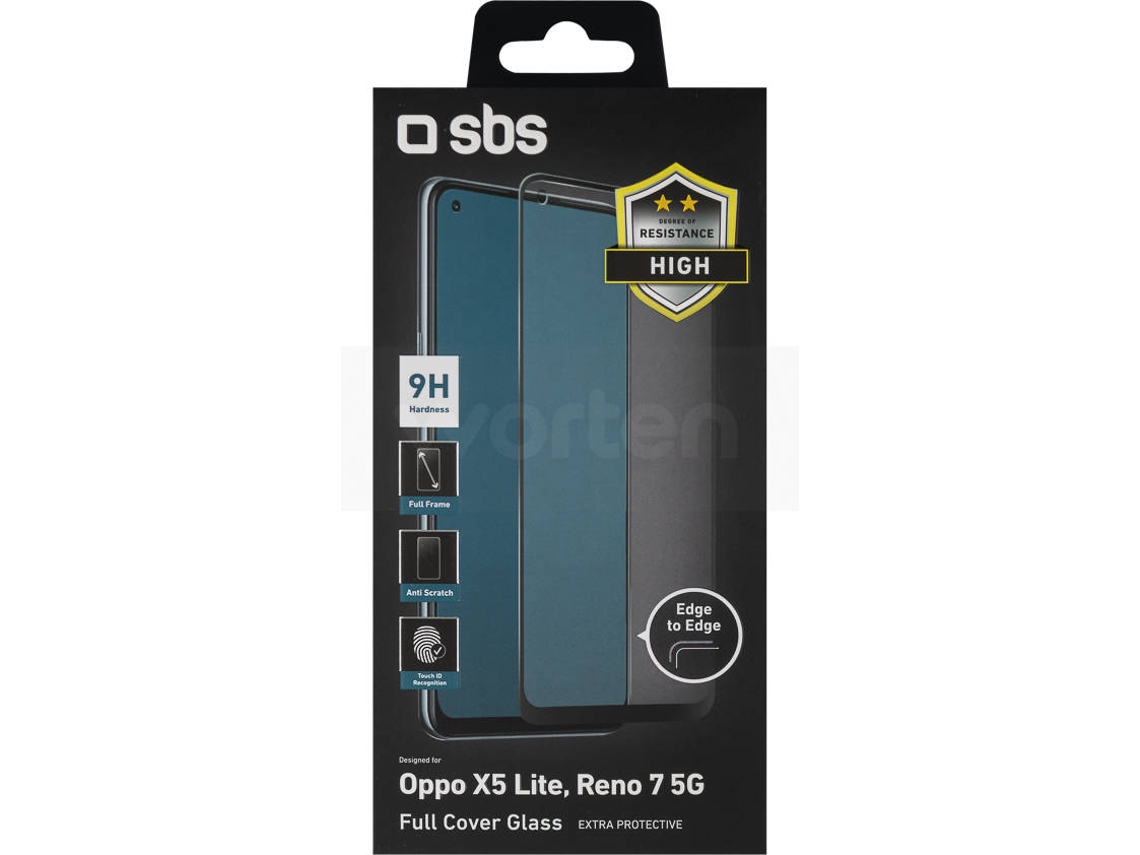 Protector de pantalla de Vidrio SBS X5 Lite/ Reno 7 5G