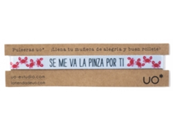 Pulsera 'Se me va la pinza por ti' Celeste