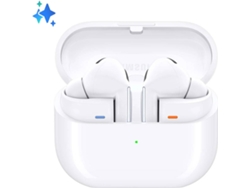 Auriculares Bluetooth True Wireless SAMSUNG Galaxy Buds3 Pro (In Ear - Micrófono - Noise Cancelling - Blanco)