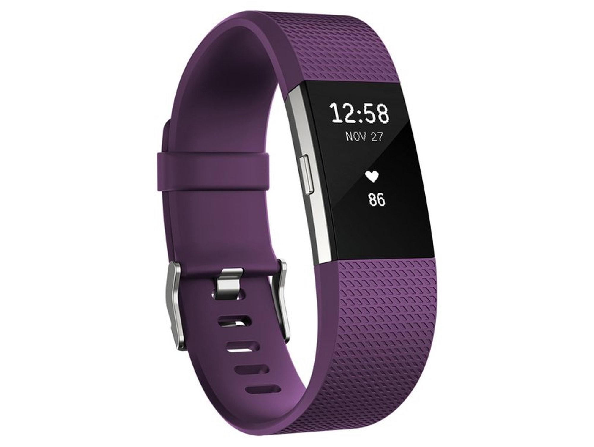 Pulsera de Actividad FITBIT Charge 2 (Bluetooth - Hasta 5 días de autonomía - Resistente al agua - Morado)