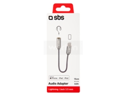 Adaptador Lightning SBS Jack 3.5 Blanco