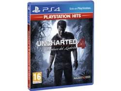 Juego PS4 Uncharted 4 Hits
