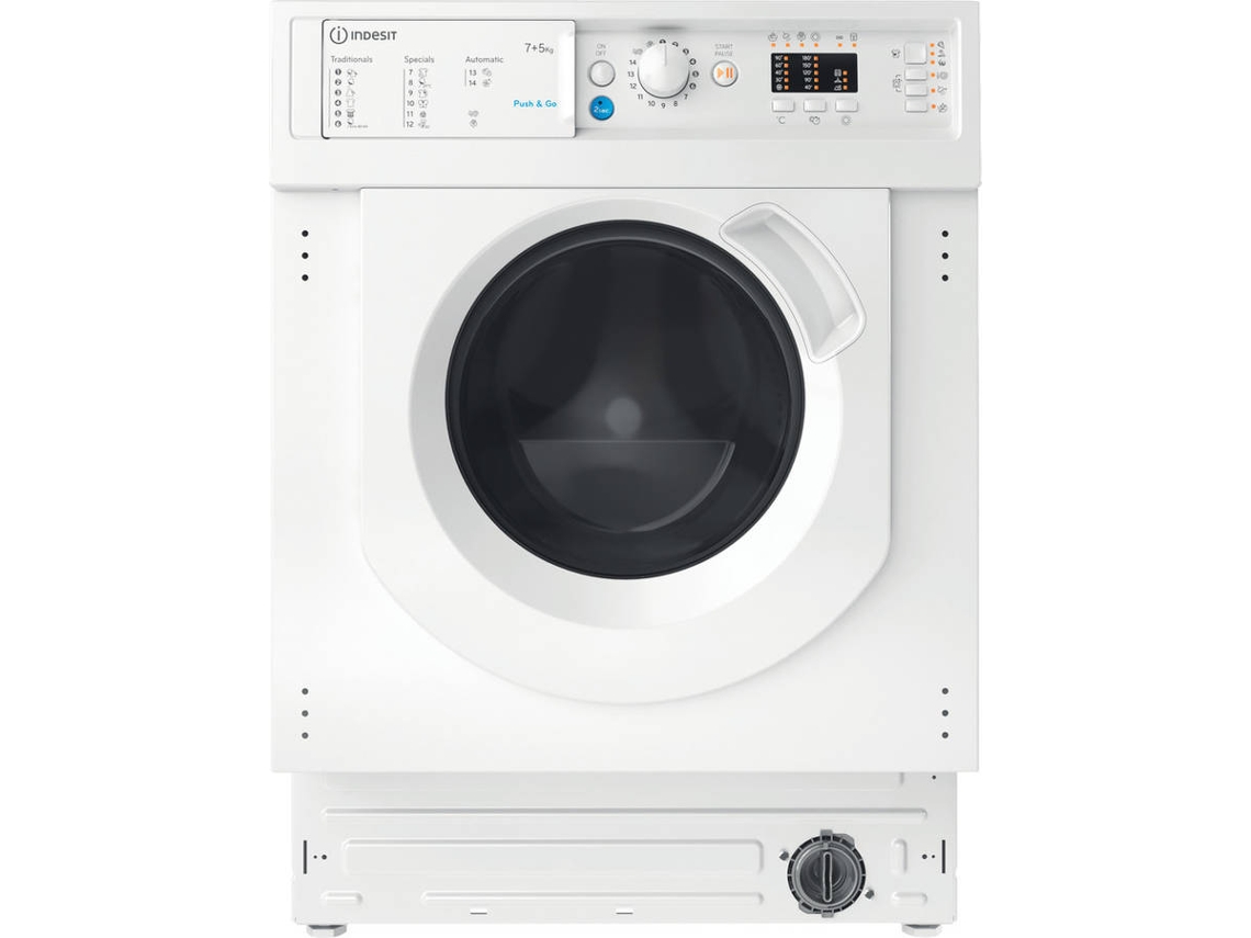 Lavasecadora Integrable INDESIT BI WDIL 751251 EU N (5/7 kg - 1200 rpm - Blanco)