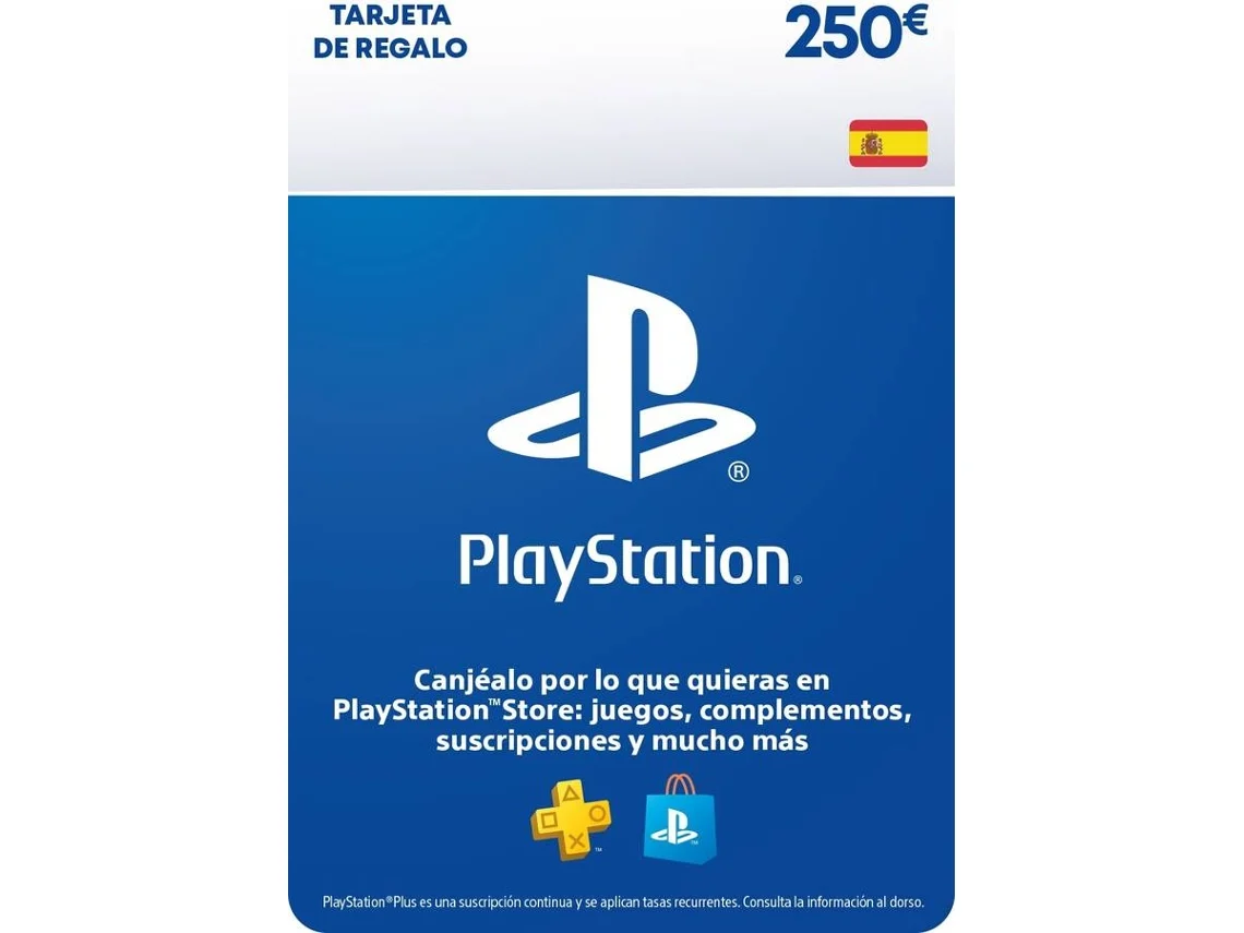 Tarjeta Regalo SONY Playstation 250€ (Digital)