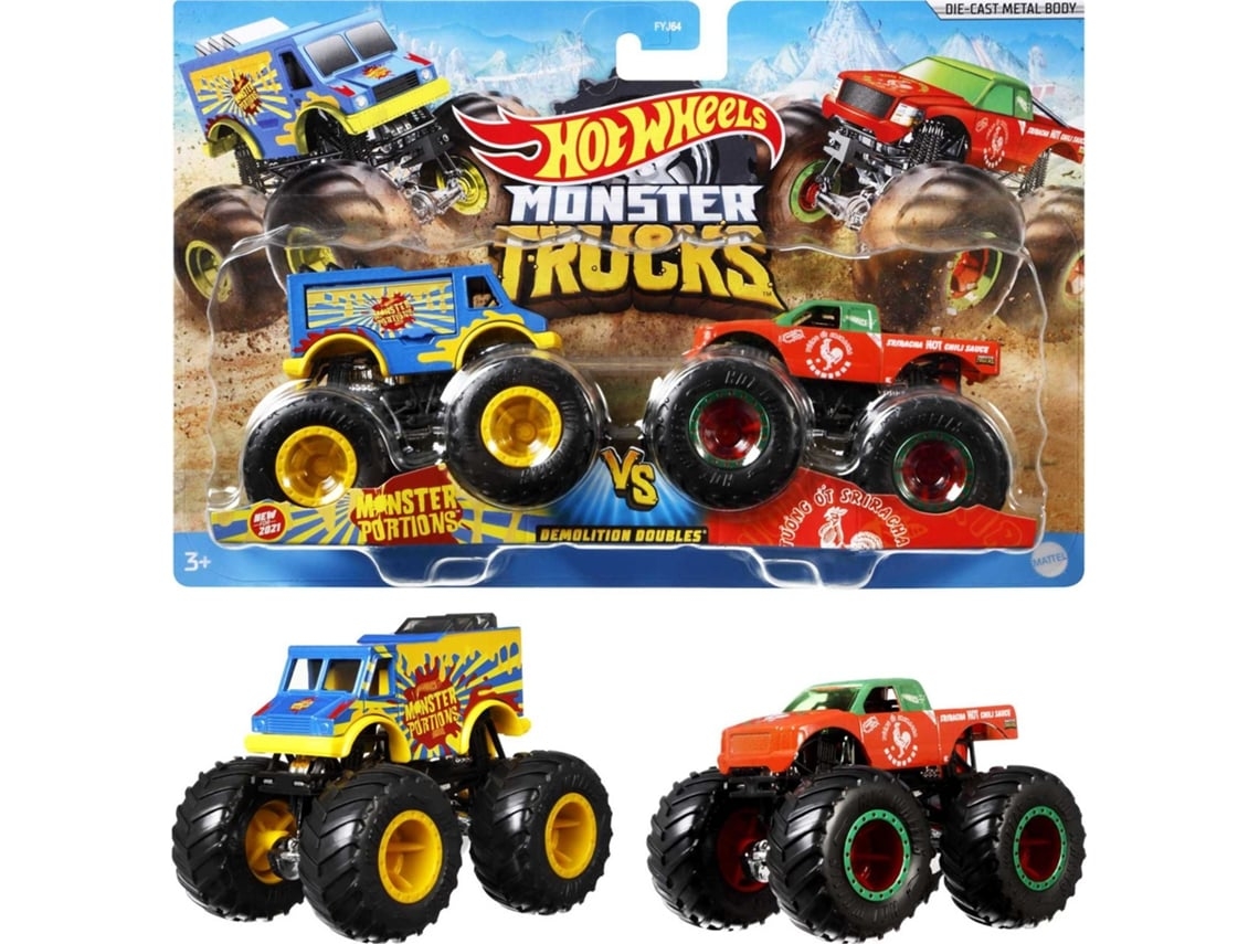 Pack 2 Monster Trucks HOT WHEELS (3+)