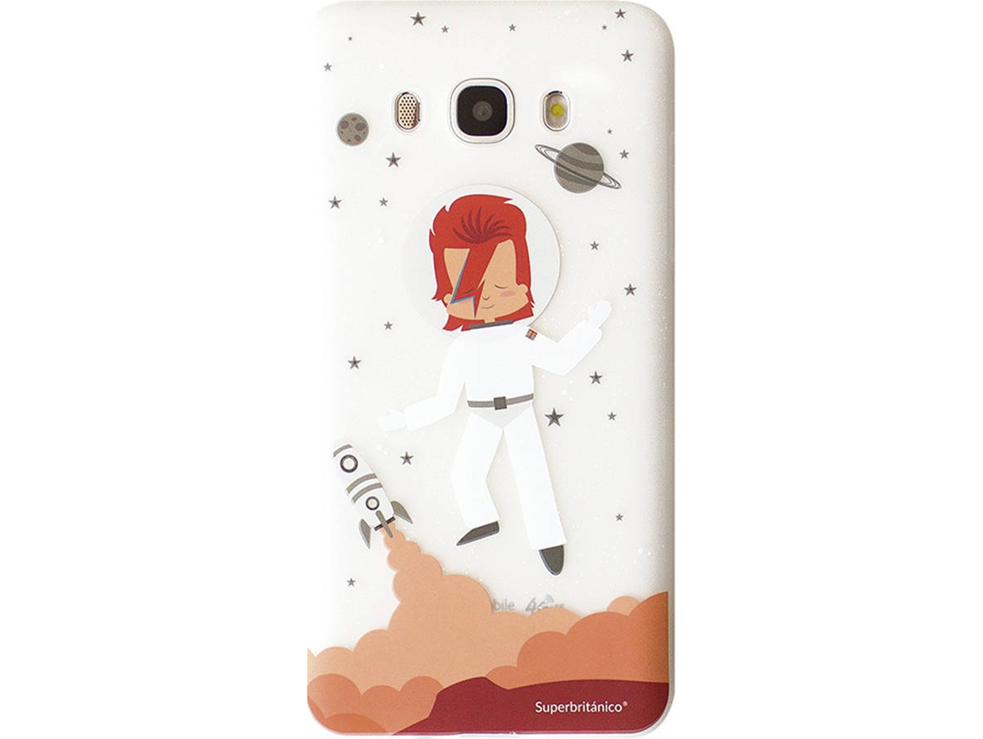 Carcasa Samsung Galaxy J7 2016 SUPER BRITANICO Bowie Multicolor