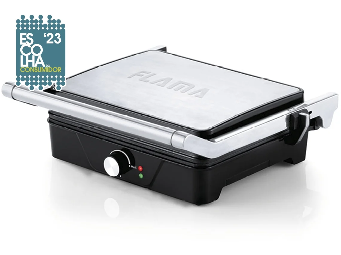 Grill de Contacto FLAMA 4521FL Inox (2000 W)