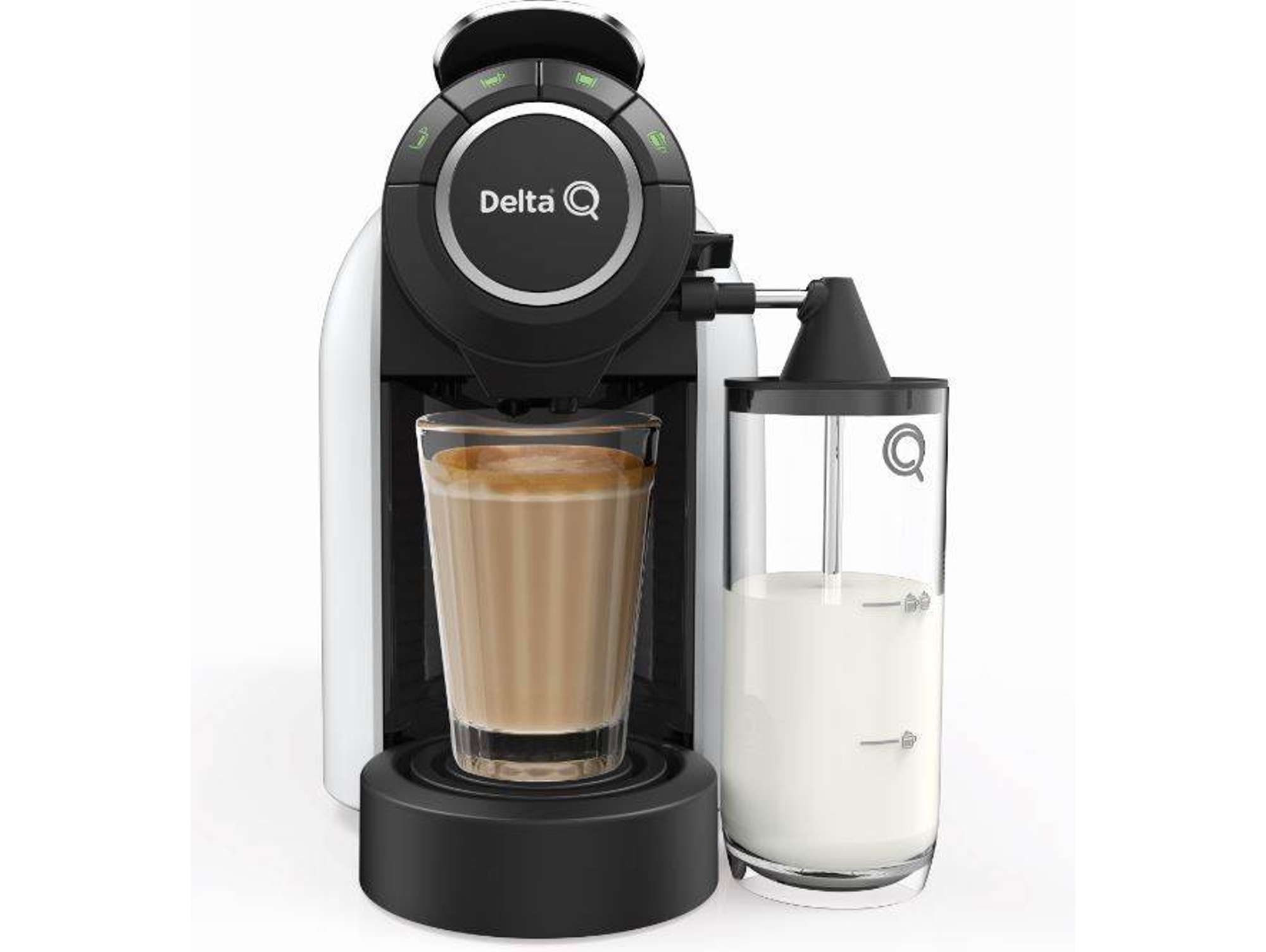 Cafetera de Cápsulas DELTA Q Milk Qool Blanco
