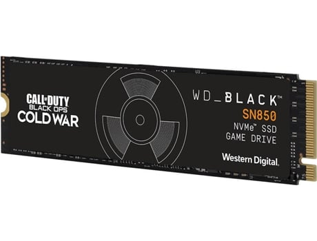 Disco SSD Interno WESTERN DIGITAL Call of Duty Black Ops Cold War Special Edition SN850 (1 TB - PCIe Gen4 x4 - 7000 MB/s)